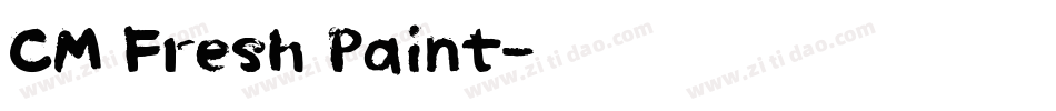 CM Fresh Paint字体转换